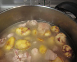 栗と鶏の煮物作り方6写真