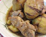 栗と鶏の煮物作り方9写真
