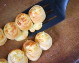 ハムとチーズの可愛いミニロールパン作り方8写真