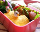お弁当♪白だしで出汁巻き玉子作り方3写真