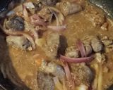 鶏レバーのサルサローザ作り方5写真