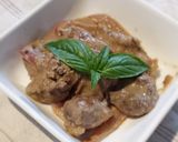 鶏レバーのサルサローザ作り方7写真