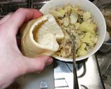 残り物で簡単(^^)♪肉じゃがきんちゃく作り方3写真