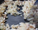 イカそぼろときのこのチーズリゾット作り方5写真