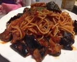 なすとベーコンの辛口トマトソースパスタ作り方6写真