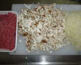 秋！ナスの3種キノコ肉詰め作り方3写真
