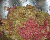 秋！ナスの3種キノコ肉詰め作り方6写真