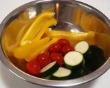 温野菜と鶏肉のソテー　～白ワイン蒸し～作り方1写真