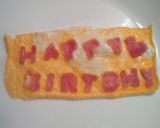 お弁当に♥誕生日プレート♥作り方6写真