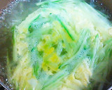 きゅうりとふわふわ卵の中華スープ作り方4写真