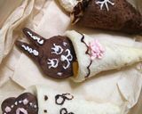 可愛い手掴みロ—ルサンド 白いネオソフト作り方5写真