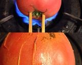簡単湯むき？トマトとアボカドサラダ❁作り方1写真
