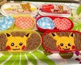 ピカチュウキャラ弁作り方6写真