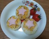 親子で一緒に♬*Cawaii!ｵﾆｷﾞﾘ作り方5写真