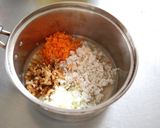 イカそぼろのきんちゃく煮作り方2写真