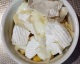 カマンベールチーズと卵豆腐のグラタン作り方3写真