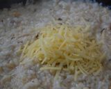 イカそぼろときのこのチーズリゾット作り方10写真