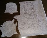 キャラ弁当＊仮面ライダーガイム作り方1写真