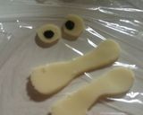 キャラ弁☆おサルとトンボで秋のお弁当作り方3写真