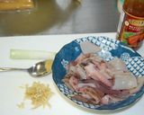 一夜干しイカのチリソース煮作り方1写真