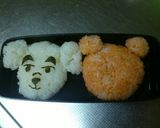 どうぶつの森キャラ弁★とたけけ&たぬきち作り方4写真