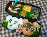 どうぶつの森キャラ弁★とたけけ&たぬきち作り方6写真