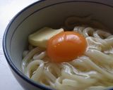 釜玉バターうどん☆作り方4写真
