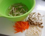 一夜干しイカと根菜のきんぴら作り方1写真