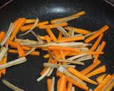 一夜干しイカと根菜のきんぴら作り方2写真