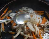 一夜干しイカと根菜のきんぴら作り方4写真