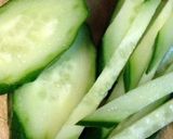 キクラゲとキュウリとモヤシの塩麹炒め作り方2写真