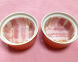 ✿簡単 ５分でココットとろり半熟卵✿作り方1写真