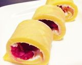 白いネオソフトのロールケーキ風♪作り方7写真