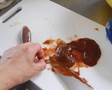 イカそぼろとピーマンのイカワタ煮作り方5写真