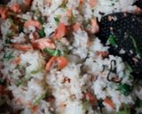 三つ葉が決め手!鮭ごはん作り方4写真
