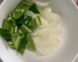 肉無チクワ簡単洋風ビビンバ味野菜炒め作り方5写真