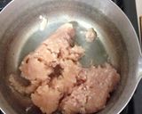簡単、雪平鍋でそぼろ丼作り方1写真