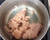 簡単、雪平鍋でそぼろ丼作り方2写真