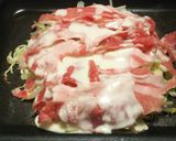 イカ入り広島焼き作り方6写真