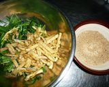 壬生菜の胡麻和え　京都カフェ作り方6写真