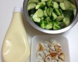 【今日は何味？】ちくわ胡瓜＊マヨバリエ＊作り方1写真
