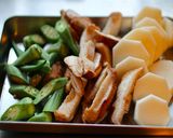 長芋とオクラのホットサラダ作り方1写真