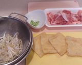 おでんダネ☆豚☆もやしきんちゃく作り方1写真