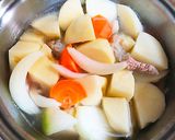 万能醤油だれで～ ノンオイル肉じゃが作り方5写真