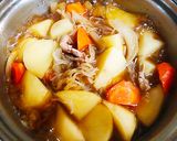 万能醤油だれで～ ノンオイル肉じゃが作り方7写真
