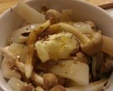 レンジで簡単めんたいキノコパスタ作り方2写真