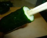簡単に出来る胡瓜の印籠付け作り方1写真