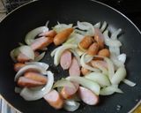 ウインナーと野菜のケチャップ炒め作り方3写真