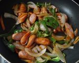ウインナーと野菜のケチャップ炒め作り方5写真