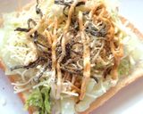 白菜のカレートースト　ガーリック風味作り方4写真